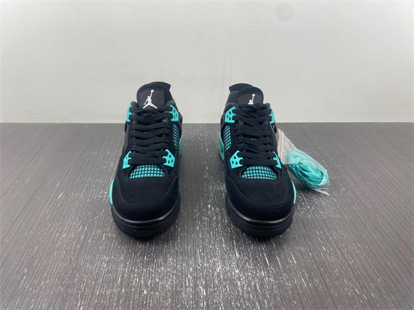 Air Jordan 4 black and blue
