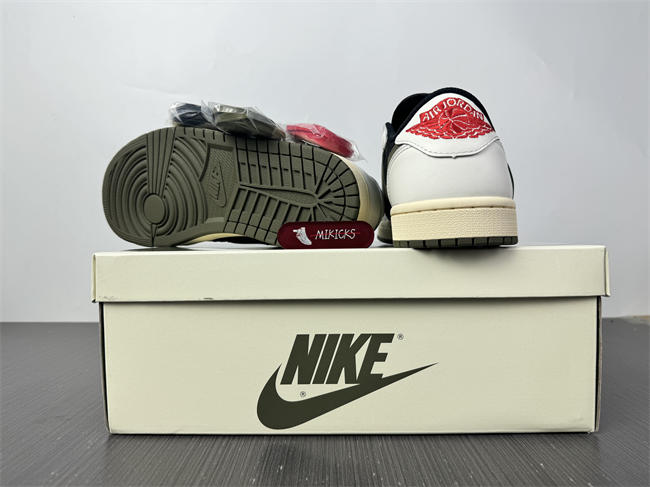 Travis Scott x Air Jordan 1 Low OG Olive DZ4137-106